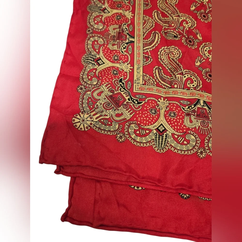 Pineda Covalin‎ 34in silk scarf